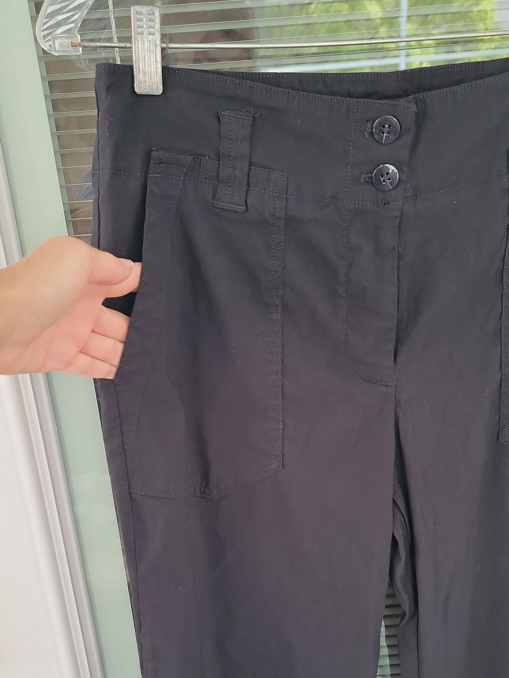 Maeve Colette High Rise Wide Leg Pants Sz 10P NWT Magic Fabric Has Stretch - Picture 4 of 14